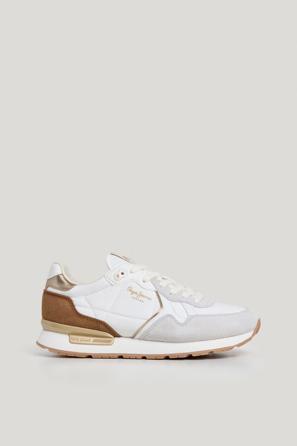 Pepe Jeans Sapatilhas de running retro bege