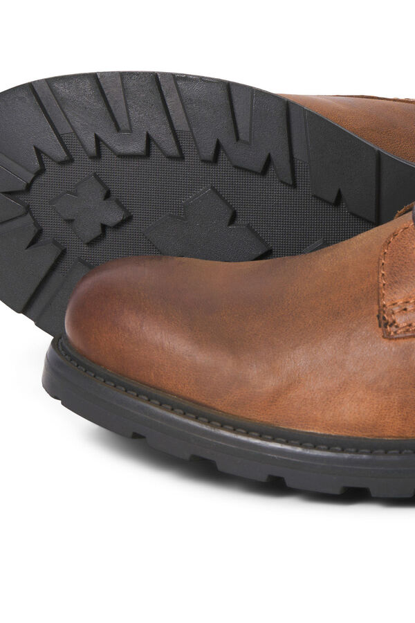 Jack & Jones Botins de cano alto de couro estampado