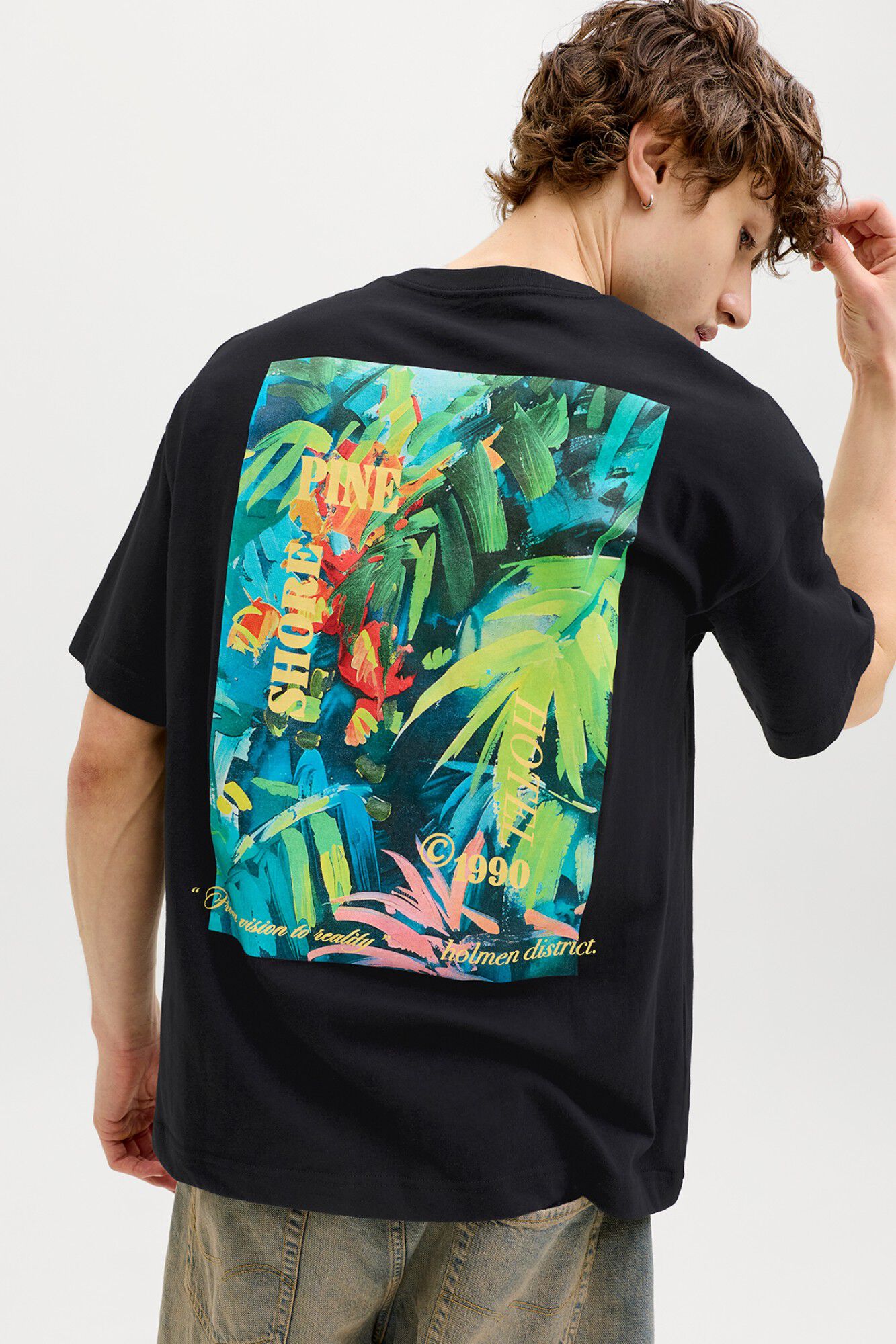 Jack & Jones Camiseta loose algod&oacute;n