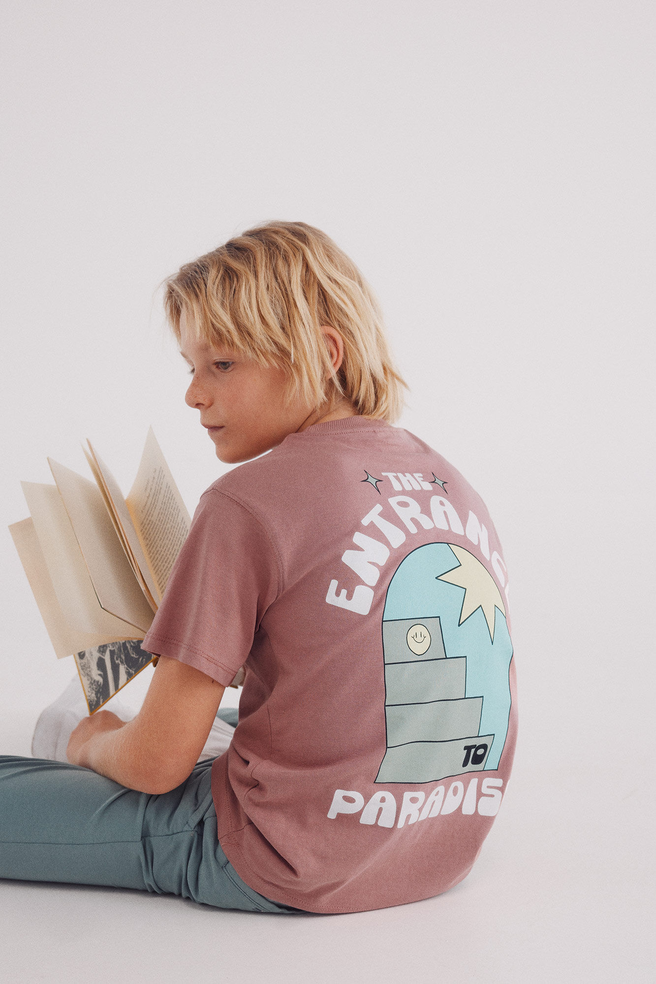 Cortefiel Camiseta Paradise niño