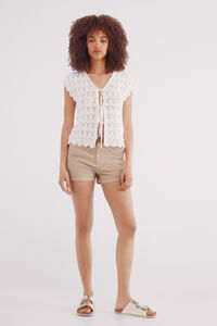 Springfield Shorts calças chino com cinto
