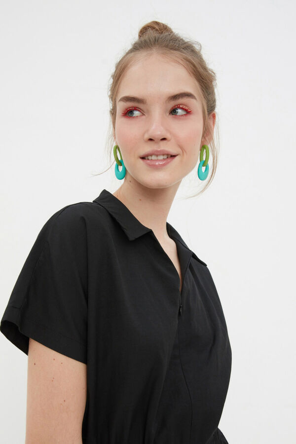 Trendyol Mono camisero corto negro