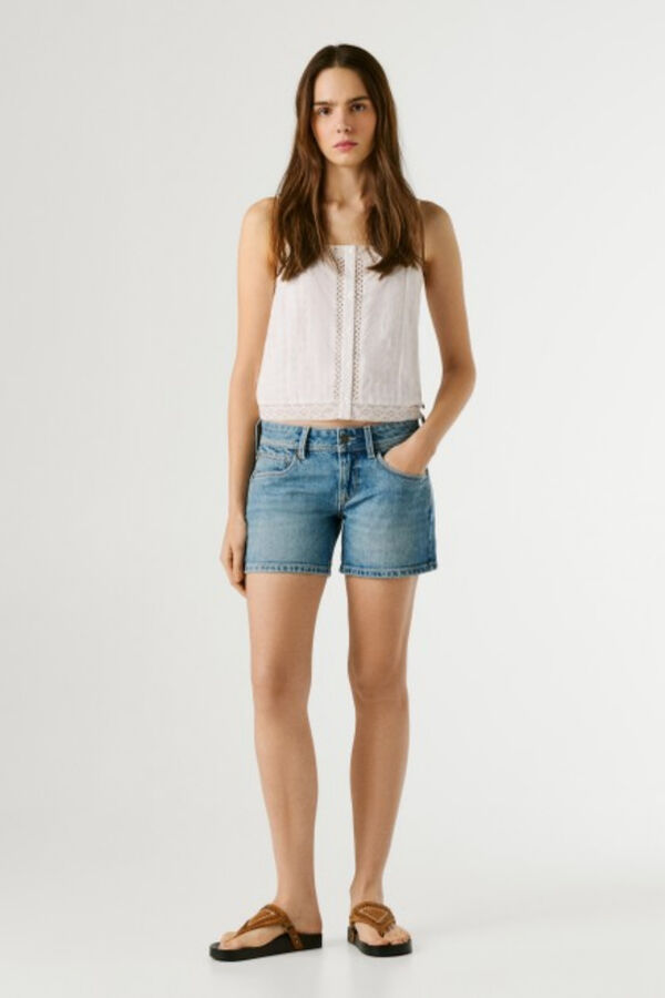 Pepe Jeans Cal&ccedil;&otilde;es de corte regular azul