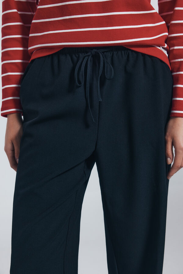 Springfield Calça jogger larga preto