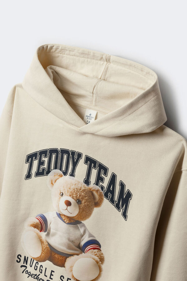 Springfield Kids capuz de ursinho de Sweatshirt para menina estampado