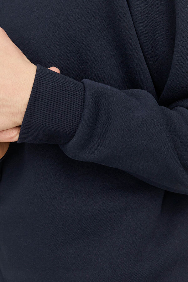 Jack & Jones Sweatshirt liso de regular fit azul