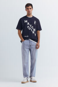 Springfield Jeans de corte reto com lavagem clara