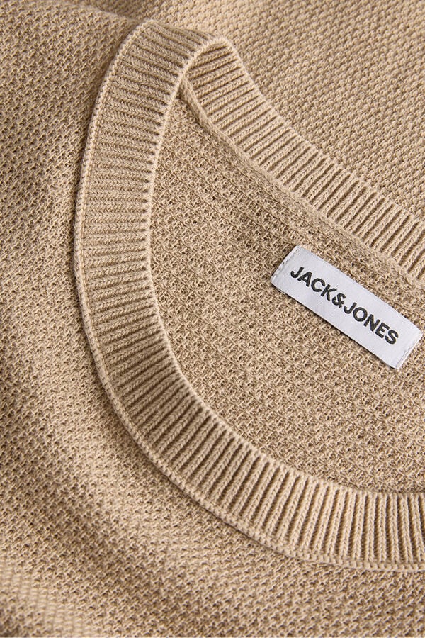 Jack & Jones camisa b&aacute;sica normal cru