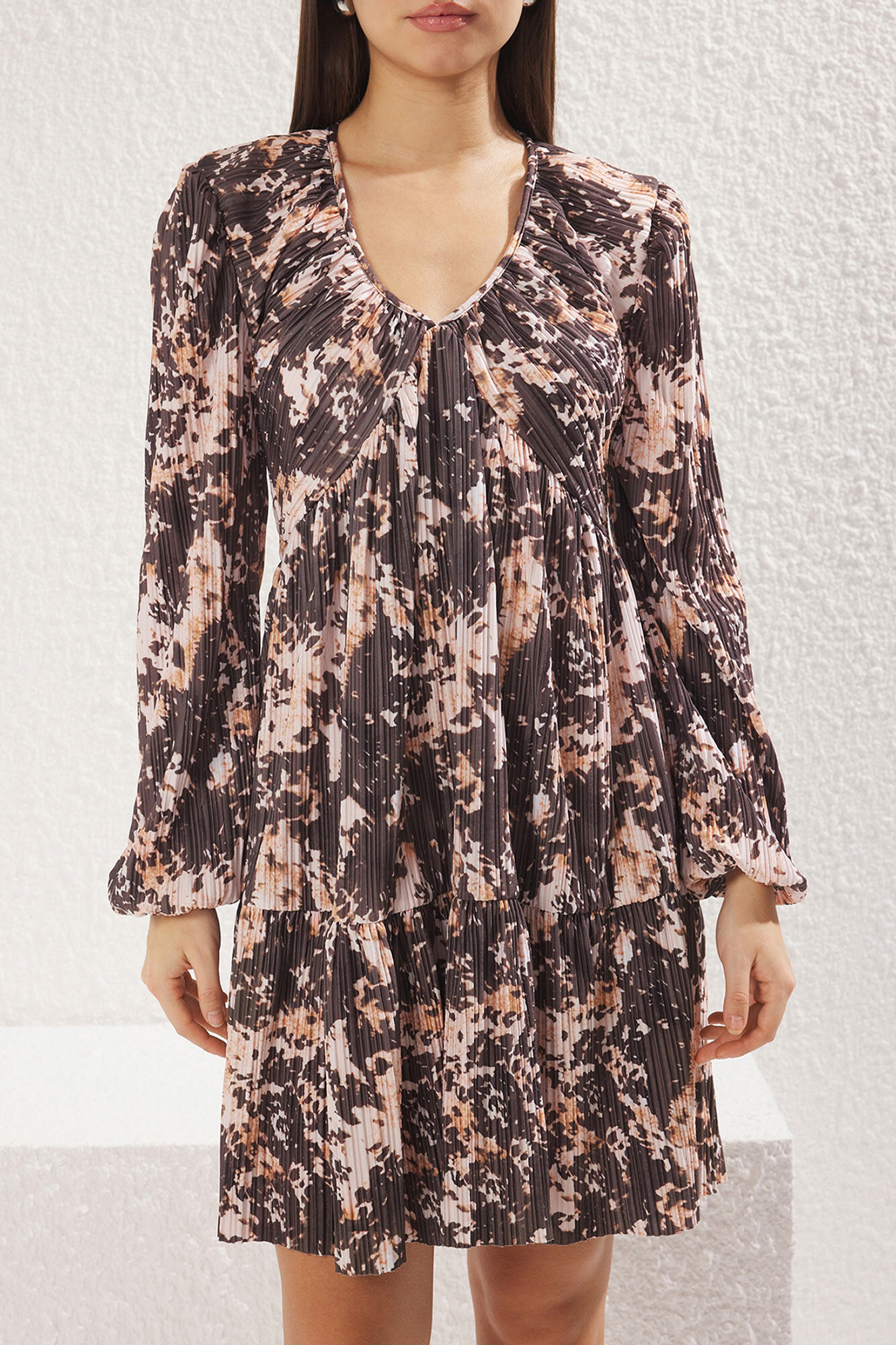 Trendyol Vestido mini com folhos