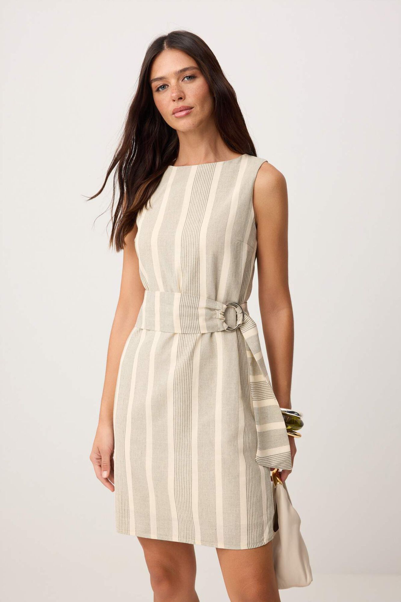Trendyol Vestido curto com cinto