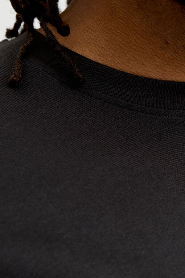 Jack & Jones PLUS T-shirt estampada de manga curta preto