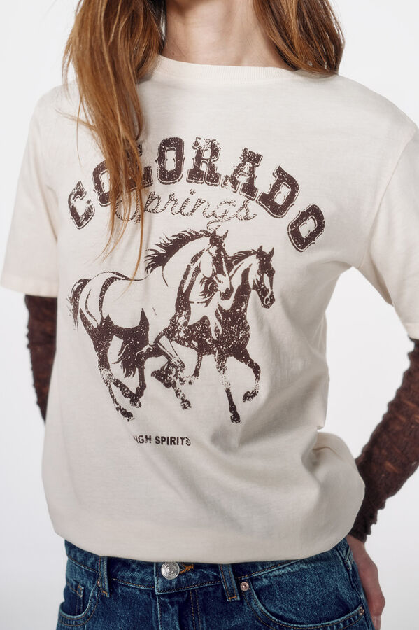 High Spirits T-shirt Stetson cru