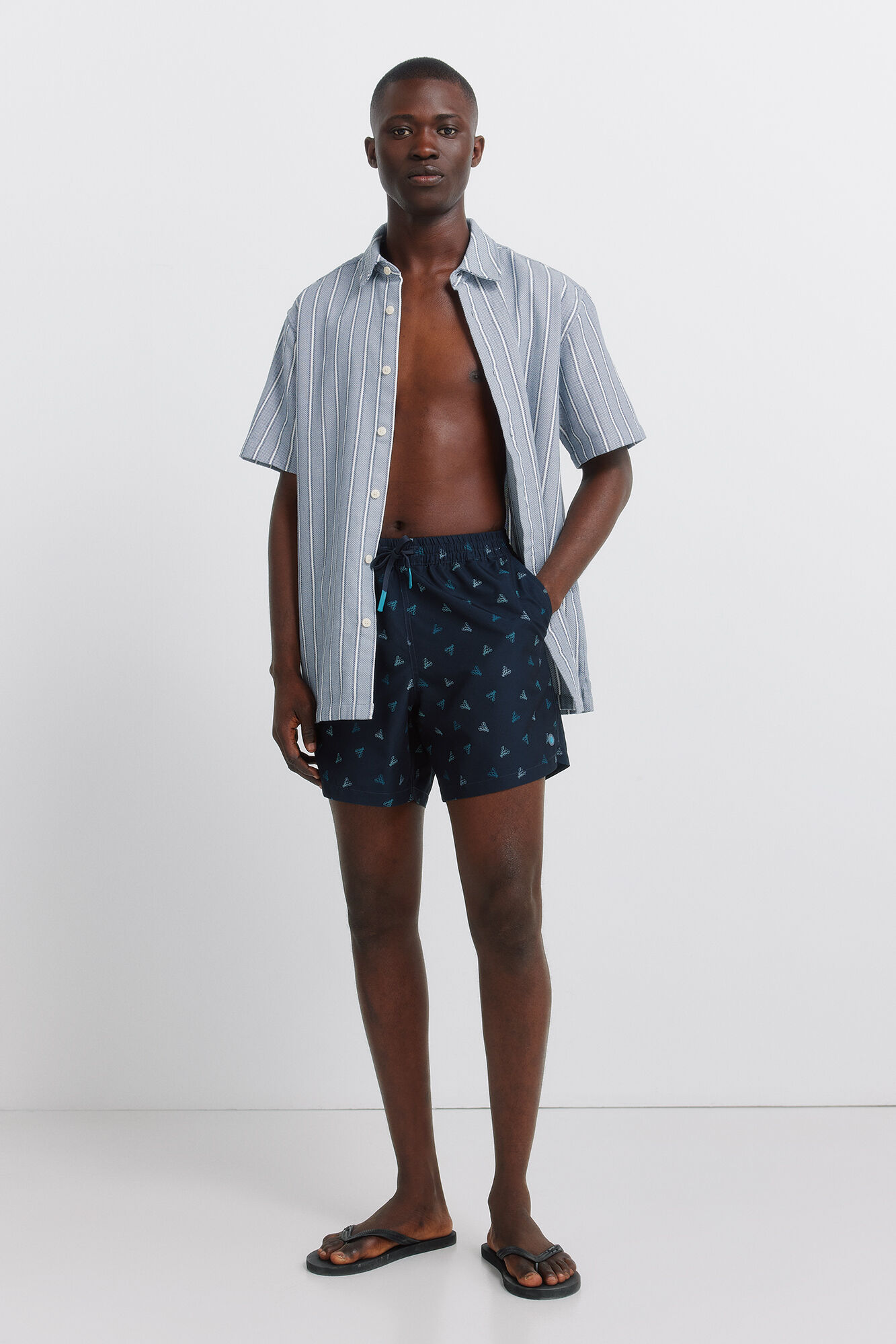 Springfield Fato de banho estampado lagostas