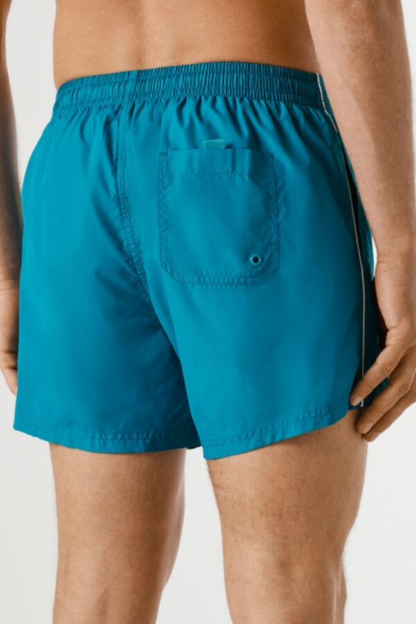 Pepe Jeans Fato de banho liso de secagem r&aacute;pida azul