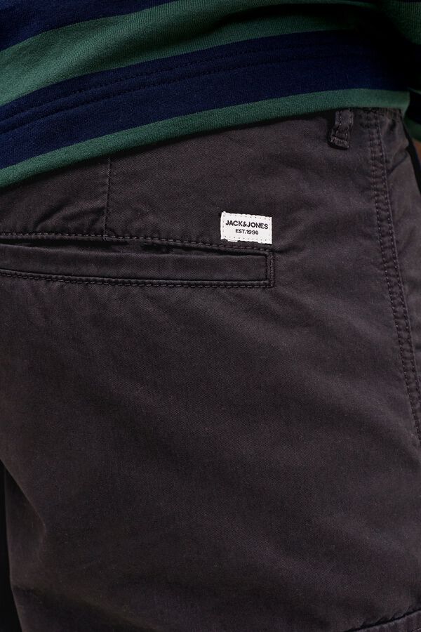 Jack & Jones Bermuda cargo relaxed preto