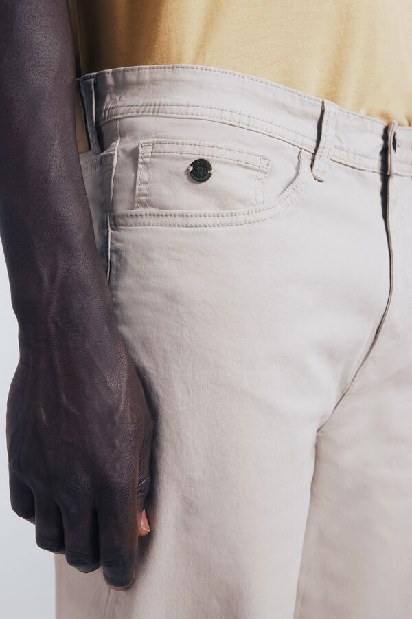 Springfield Calça slim fit com 5 calça cru