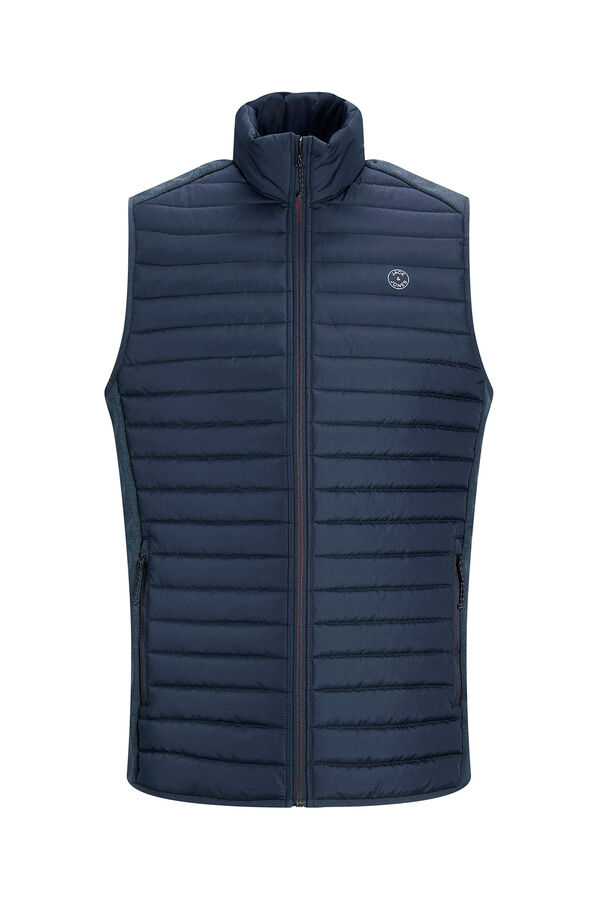 Jack & Jones PLUS Colete acolchoado leve PLUS azul