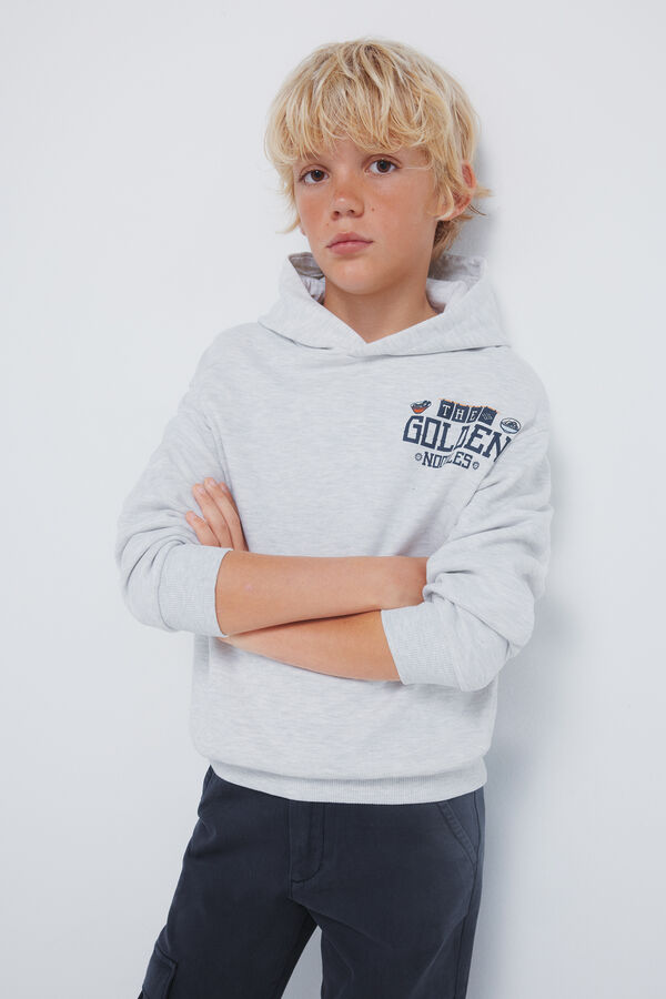 Springfield Kids Sweatshirt infantil com capuz estampado