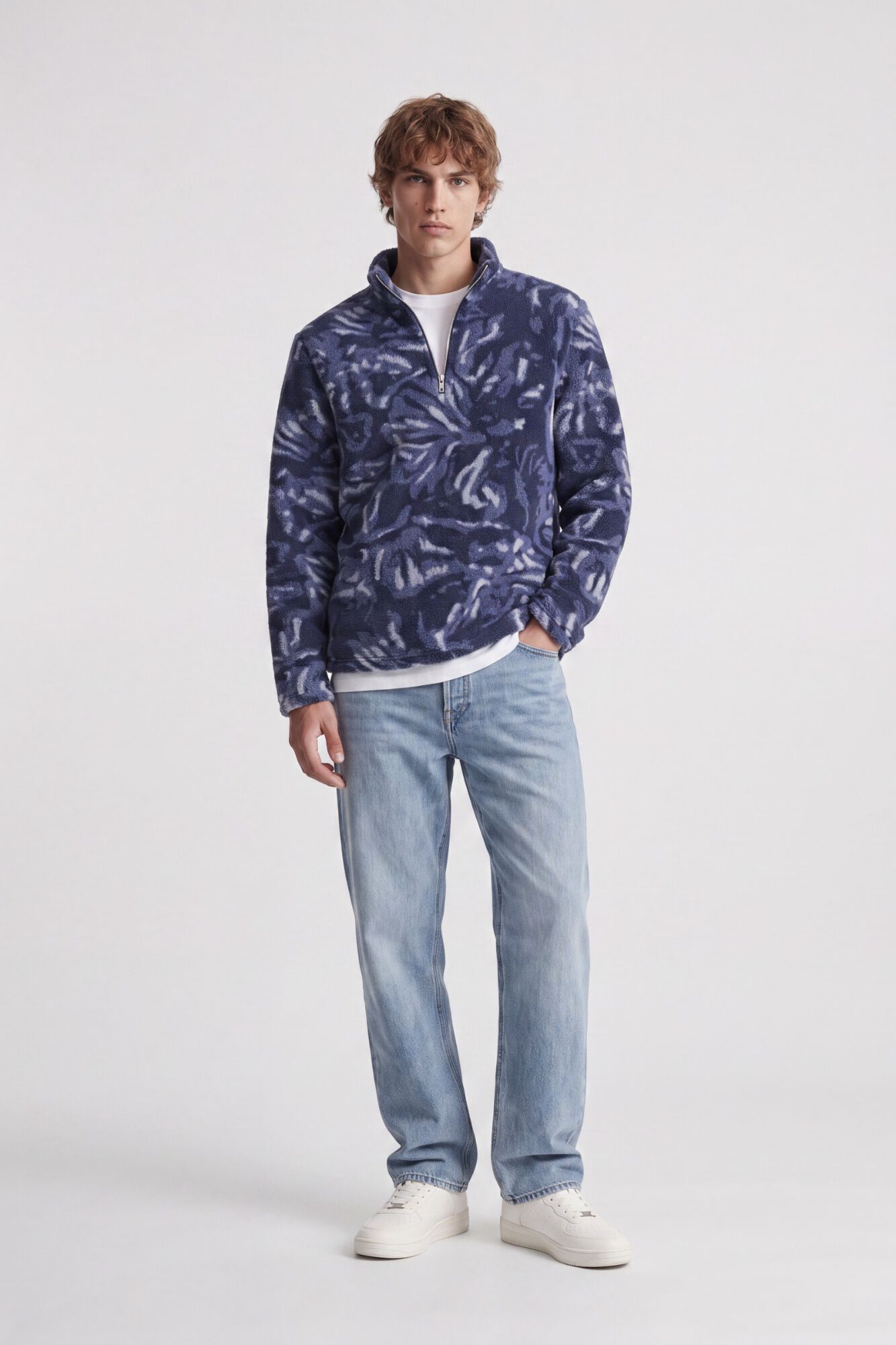 Jack & Jones Forro polar com fecho-&eacute;clair
