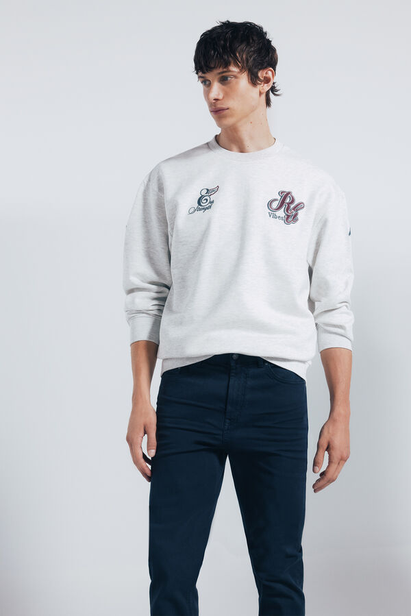 Springfield Calça slim fit com 5 calça azul