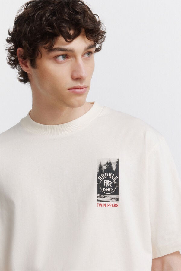 Springfield Twin Peaks T-shirt white