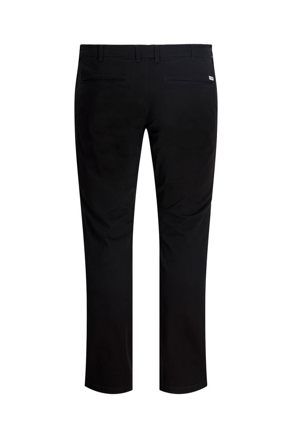 Jack & Jones PLUS Cal&ccedil;as chino slim preto