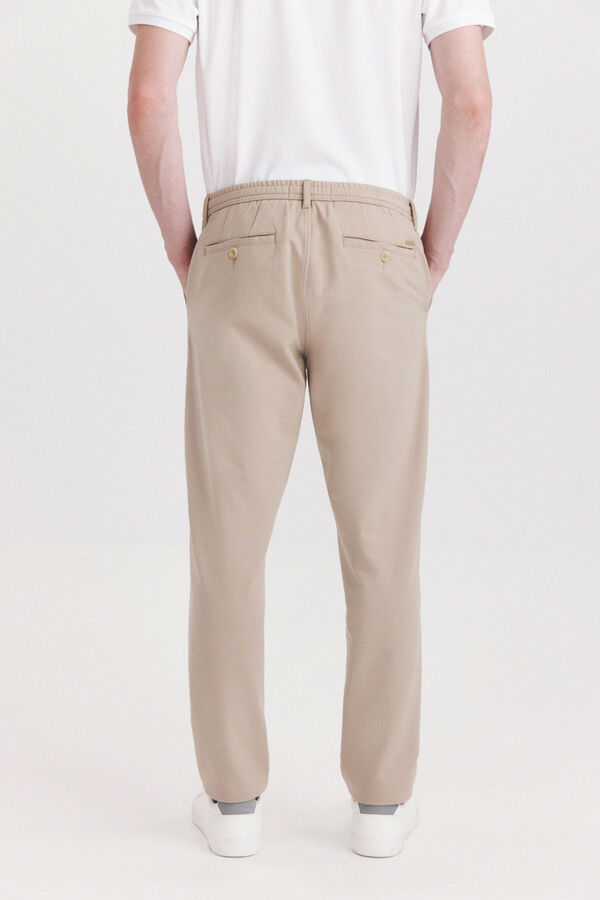 Springfield Cal&ccedil;as chino comfort knit bege