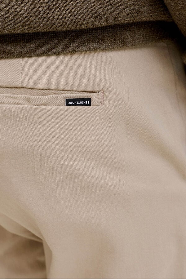 Jack & Jones Cal&ccedil;as cal&ccedil;as chino descontra&iacute;das cru