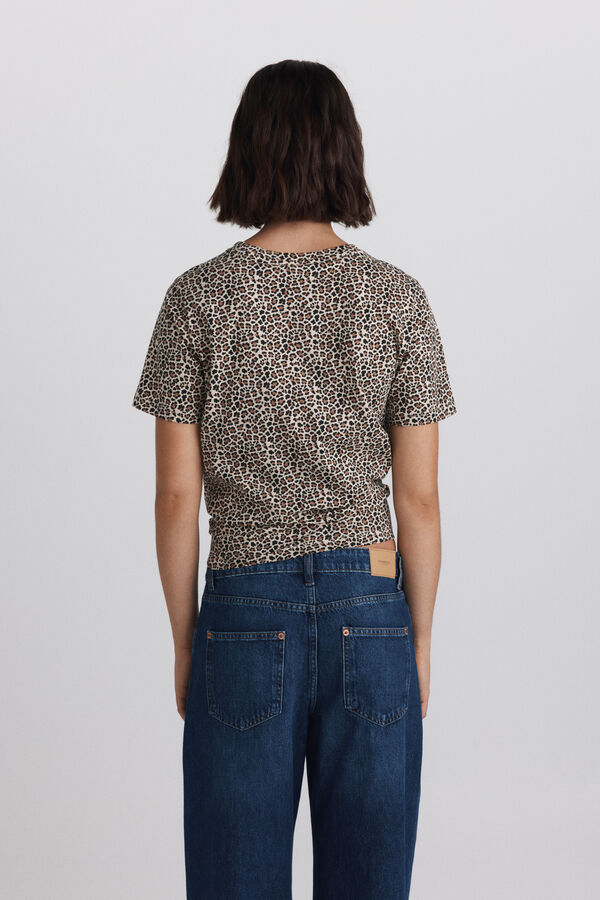 Springfield T-shirt estampado animal branco