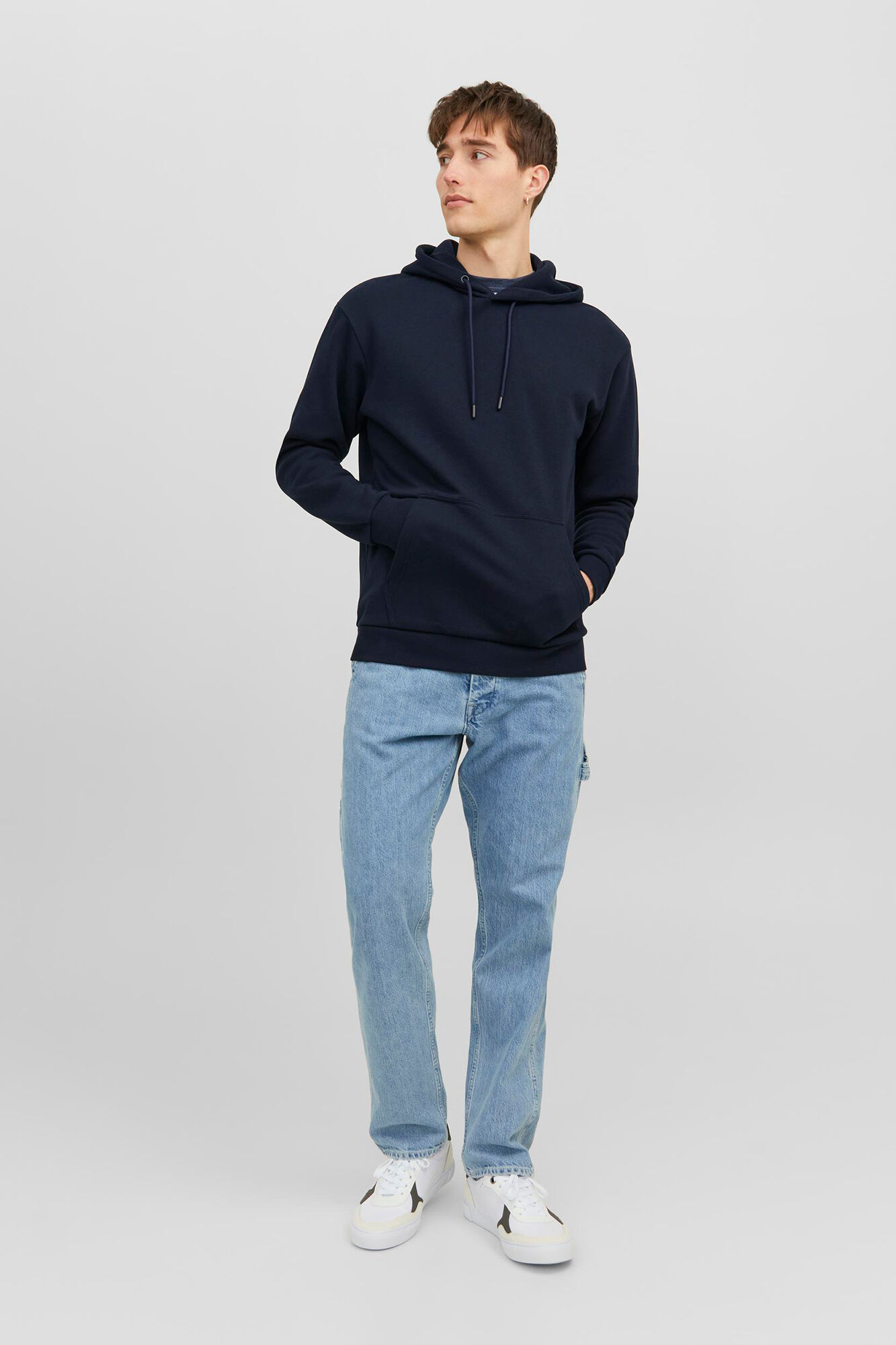 Jack & Jones Moletom com capuz e Sweatshirt descontra&iacute;do