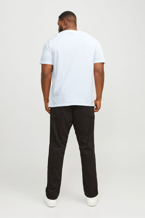 Jack & Jones PLUS Camiseta PLUS de corte regular branco