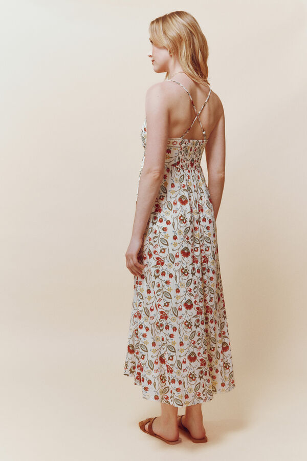 Springfield Vestido Malta bege