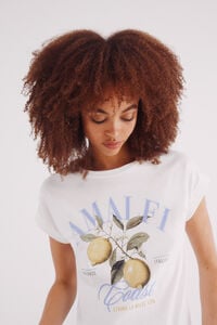 Springfield Camiseta "Amo macarrão baci"