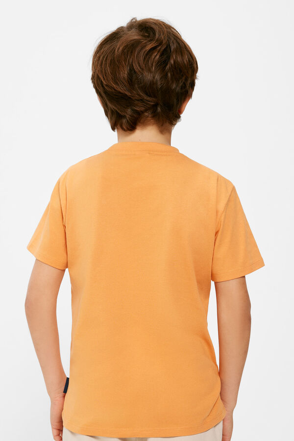 Springfield Camiseta print skate niño naranja