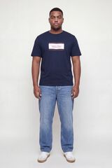 Jack & Jones PLUS T-shirt de manga curta azul