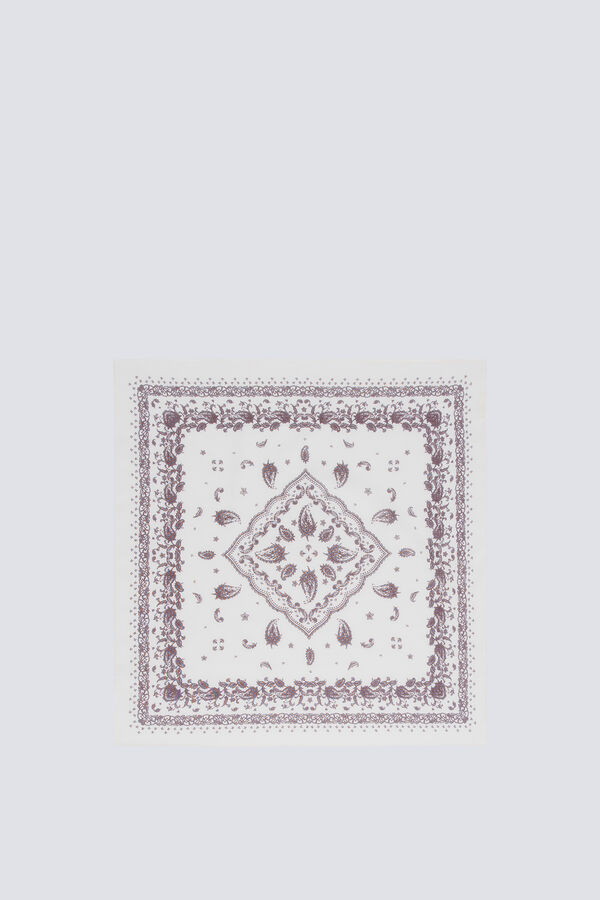 Springfield Len&ccedil;o bandana pequena cru