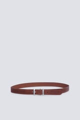 Springfield Cinto com efeito de couro e costura central vison