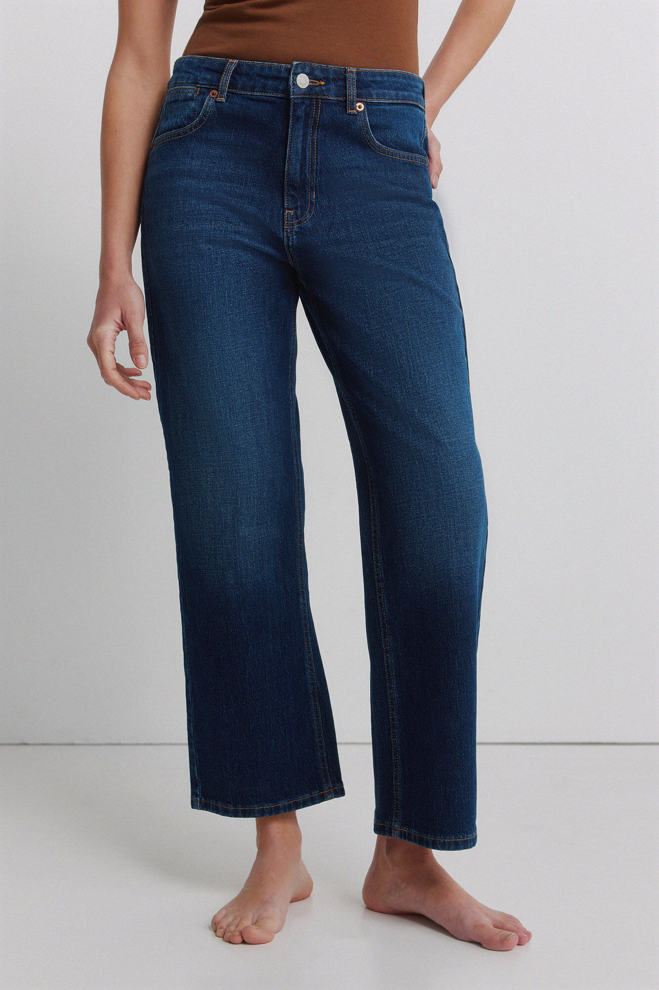 Springfield Jeans de talle medio