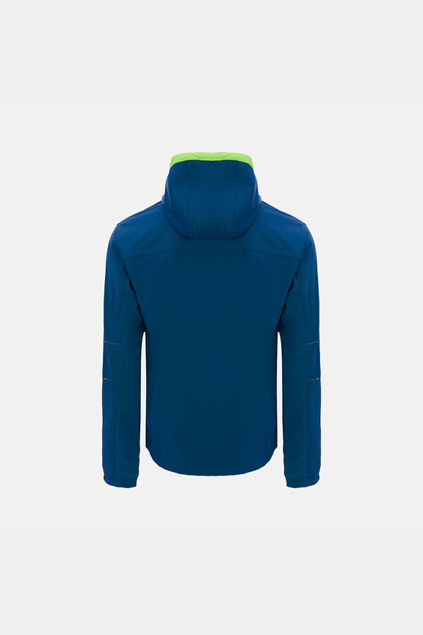 Izas Windbreaker jacket, waterproof and waterproof, with inner quilted lining. printed