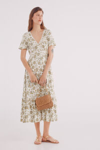 Springfield Vestido midi laces estampado