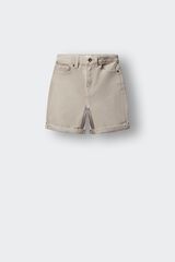 Springfield Kids Bermuda de 5 bolsos lavada para menino cinzento