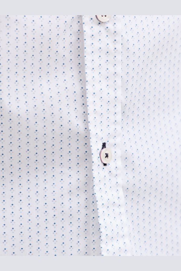 Jack & Jones Camisa slim fit estampada branco