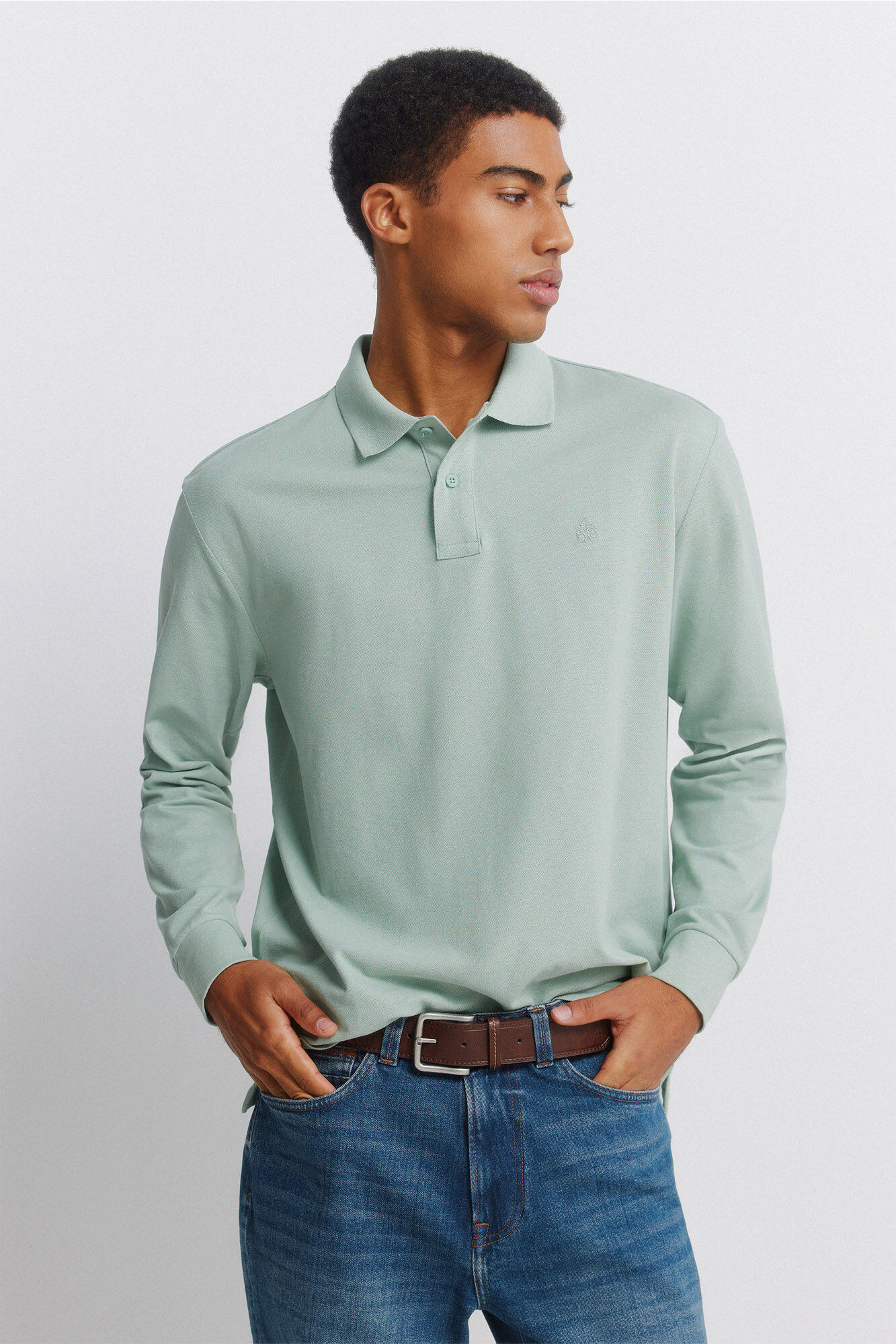 Springfield Polo Springfield b&aacute;sico manga comprida regular fit