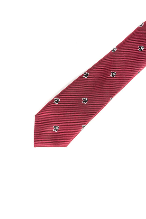 Celopman Desenho de gravata vermelho