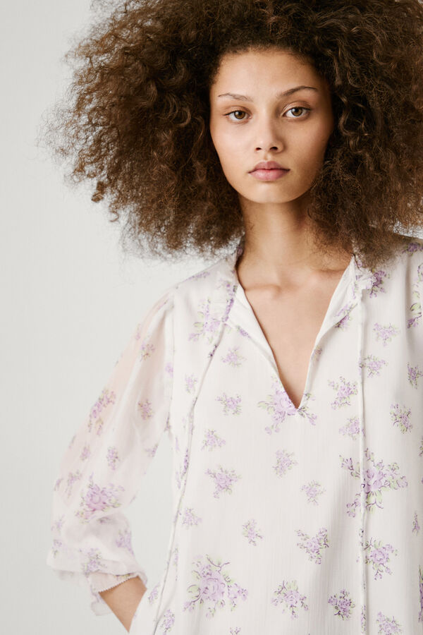 Pepe Jeans  Blusa floral de manga comprida estampado