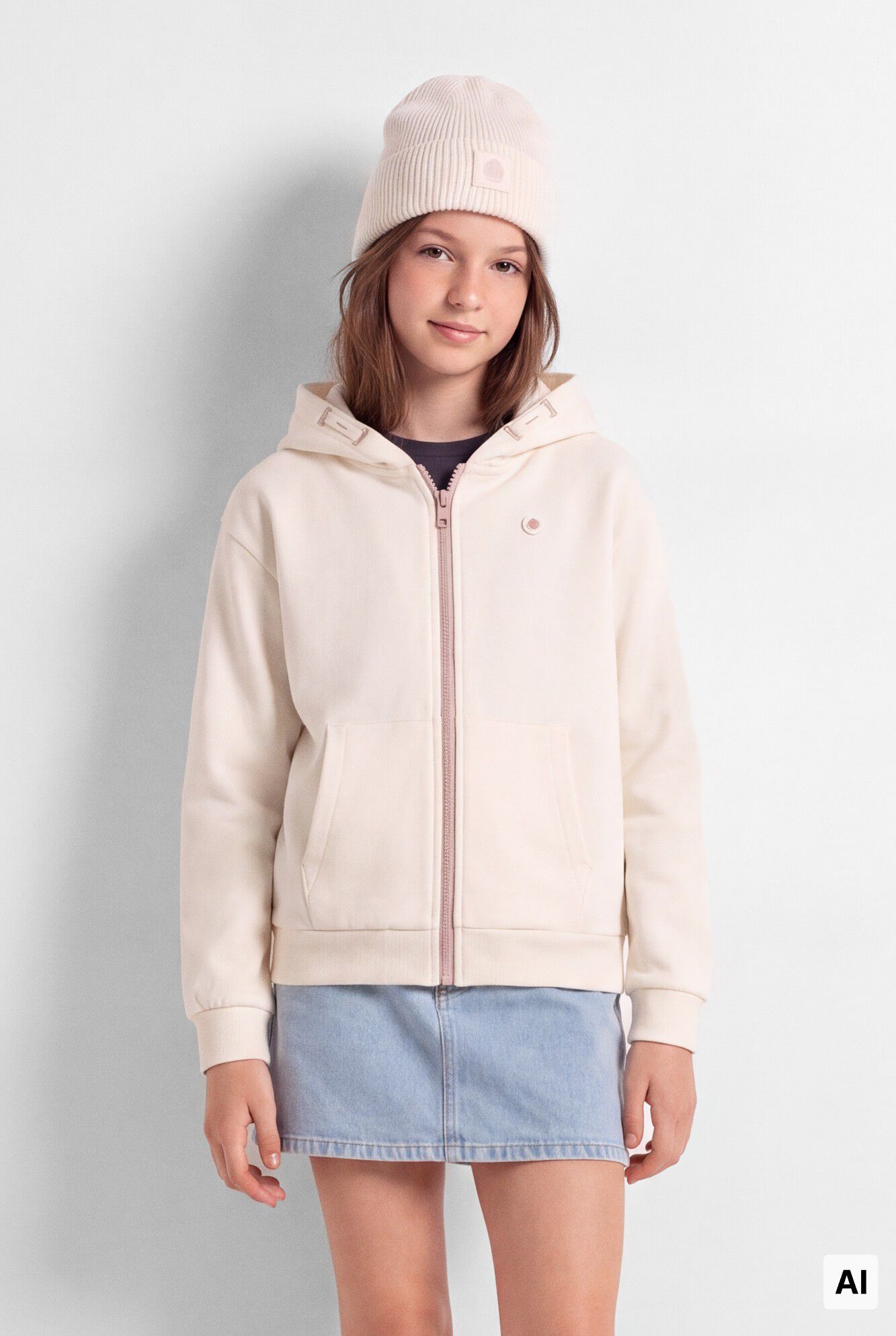 Springfield Kids Sweatshirt b&aacute;sica aberta menina