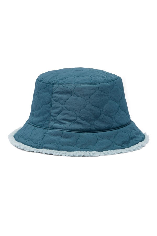 Columbia Casaco acolchoada com capuz preto