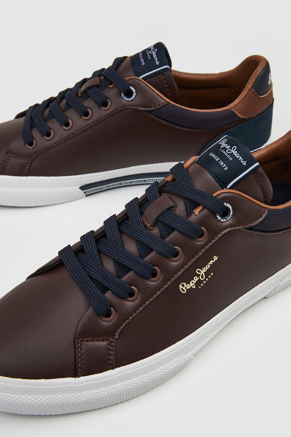 Springfield Kenton Court Basic Vulcanized Sneaker  brown
