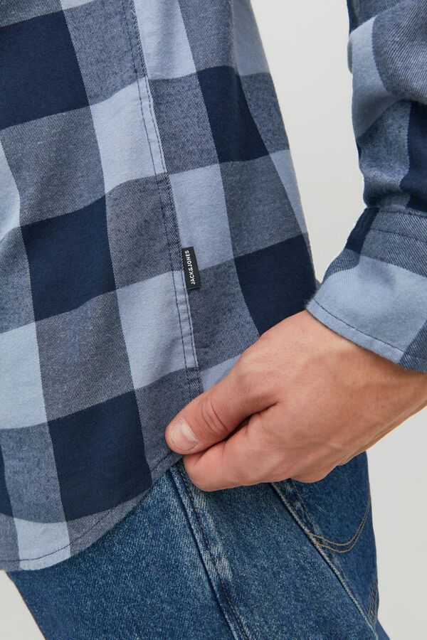 Jack & Jones Camisa cuadros azul