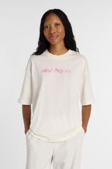 New Balance T-shirt de manga curta bege